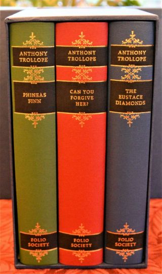 Folio Society,  Anthony Trollope,  Three Palliser Novels.  Unread And Like.