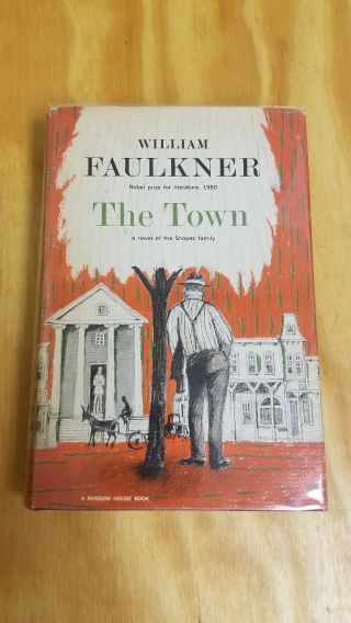 The Town William Faulkner 1957 First Printing 1st Hc Dj Snopes Dying,  Hamlet