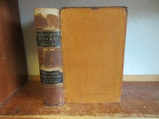 Old History Of Texas / Northern Mexico States Leather 1889 Mexican - American War
