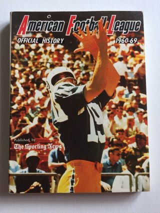 American Football League Official History Sporting News 1960 - 69 Afl Jets Pic