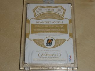 2018 - 19 Panini Flawless Encased Vertical PATCH Auto DeAndre Ayton 16/25 2
