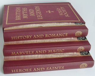 British Myths And Legends 3 Volumes 2003 Richard Barber Folio Society Box Vgc