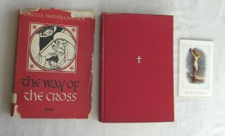 Way Of The Cross Houslander Sheed & Ward 1955 Imprimatur W/free Booklet