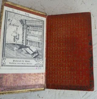 Vintage Book 1877 Breviarium Romanum Leather Latin Liturgical Rites Catholic 3