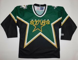 Dallas Stars Official Licensed Ccm Nhl Hockey Fan Jersey Youth Large / Xl