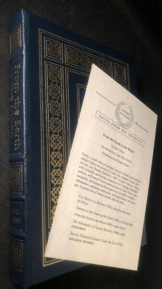 Jules Verne / Easton Press From The Earth To The Moon Limited Edition 1997