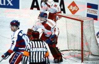 World Championship Hockey 1986 Dominik Hasek Czechoslovkia - Usa