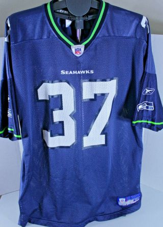 Shaun Alexander 37 Seattle Seahawks Reebok Jersey Mens Size X - Large