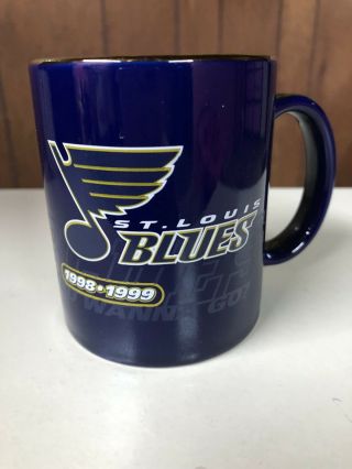 1998 - 1999 St Louis Blues Hockey Maxwell House 12th Annual Coffee Mug Night Mug