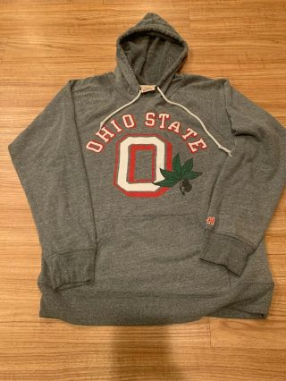 Homage Ohio State University Buckeyes Osu Hoodie Hooded Sweatshirt L