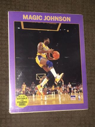 Magic Johnson Vintage Lakers 1988 Starline Poster 16” X 20”
