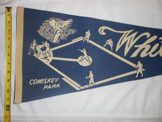 Vintage Chicago White Sox Comiskey Park Pennant 2