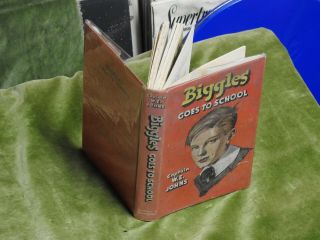 Biggles Goes To School 1st Edition Dust Wrapper 1951 W.  E.  Johns 2