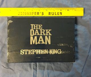 Stephen King The Dark Man Slipcased In Shrinkwrap W/ Collectible Bookmark