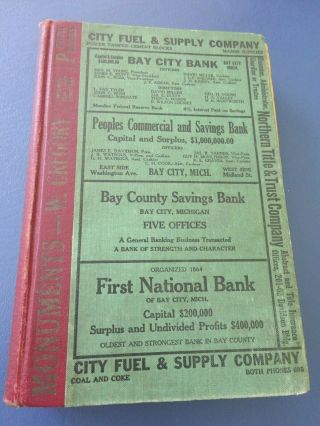 1922 Bay City & Essexville Directory By: R.  L.  Polk & Co.