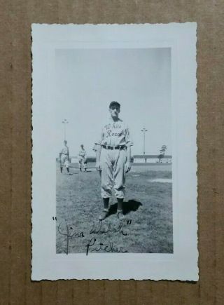 Junior Walsh,  York White Roses Baseball Player,  York,  Pa. ,  Vintage Photo,  Sept.  1943