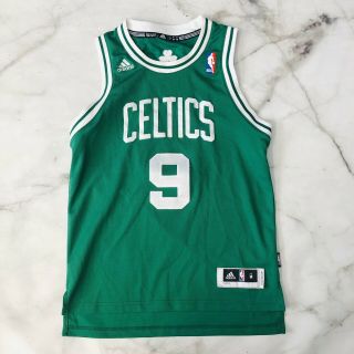 Boston Celtics Rondo Jersey Youth Medium Green,  2 " Nba Adidas 9