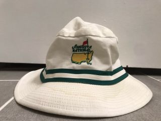 Augusta National Masters Pga Golf Bucket Hat - White Green Derby