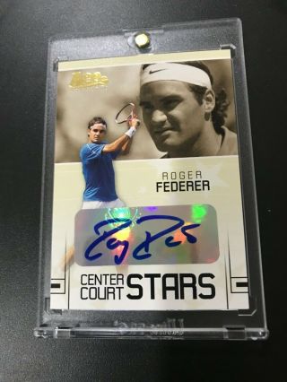 2006 Ace Authentic Center Court Stars Roger Federer Autograph Signature