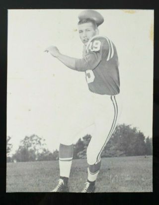 1950s John " Johnny " Unitas Baltimore Colts Photo 6x8 Picture Football