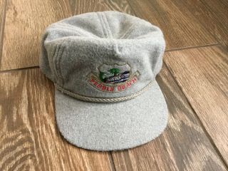 Vintage Pebble Beach Gray Golf Hat Cap Imperial Headwear One Size Fit All Adult