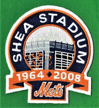 York Mets 2008 Shea Stadium Final Season Authentic Mlb Patch