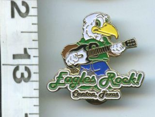 Eagles Rock Pin Pinback Vintage Souvenir Collectible Canton Texas High School