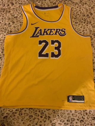 Nike Lebron James Icon Edition Swingman Men’s Jersey (la Lakers) Size Xxl