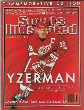 Sports Illustrated " A Salute To Stevie Y " Commemorative Edition Steve Yzerman