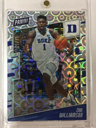 Jersey Number 2019 Panini The National Zion Williamson Rc 1/10 Wow