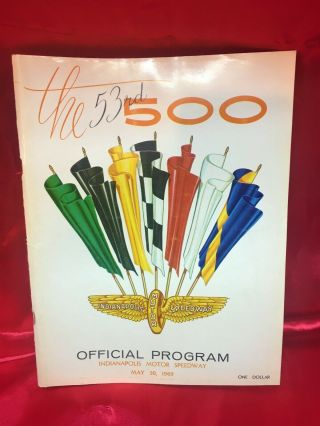 1969 Indy 500 Official Program 53rd Annual