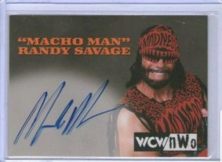 Topps 1998 Wcw/nwo " Macho Man " Randy Savage Autograph Auto