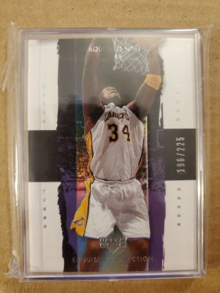 2003 - 04 Upper Deck Exquisite Shaquille O ' Neal LA Lakers 196/225 3