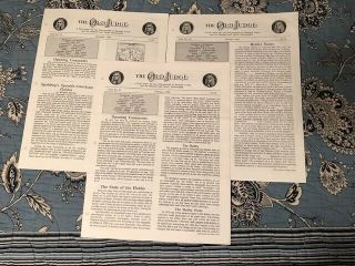 3 Issues :the Old Judge Newsletter - Lew Lipset 10/88,  12/88,  2/89