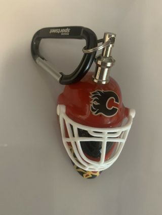 Rare Calgary Flames Goalie Mask Bottle Opener Key Chain