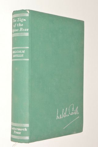 Malcolm Saville THE SIGN OF THE ALPINE ROSE hb dj 1950 First edition Jillies 3