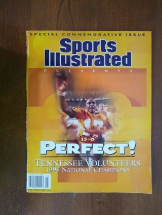 Sports Illustrated Tennessee Volunteers 1998 National Champions Commemorative