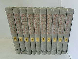The Book Of Popular Science - Complete 10 Volume Set - 1959 Grolier