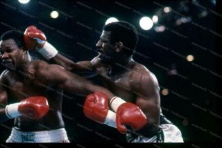 Michael Spinks Vs Larry Holmes Ii Boxing 35mm Color Slide