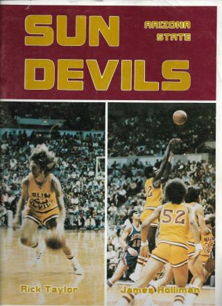 1976 - 77 Arizona State Basketball Media Guide,  Ned Wulk,