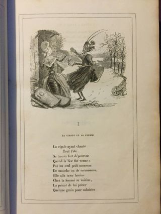 1847 Fables De La Fontaine with Illustrations by Grandville 3