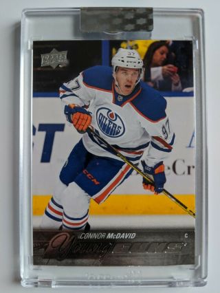 2015 - 16 Upper Deck Connor Mcdavid Rc Young Guns 201 From 19 - 20 Ud Buybacks Seal