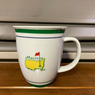 Masters Coffee Cup Mug Augusta National Golf Pga Ceramic White Green