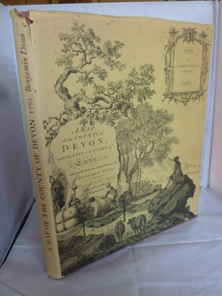 A Map Of The County Of Devon 1765 - Benjamin Donn Hb Dj 1965 - Commemorative Vol