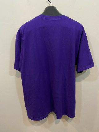 LSU Tigers Football Purple T - Shirt 2007 BCS National Champions Size XL 3