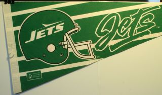 York Jets 30 " Pennant Full Size Nfl Football