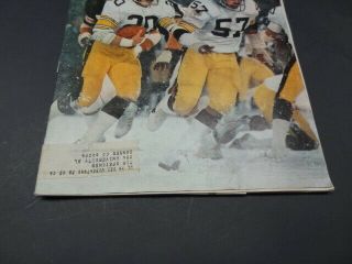 December 6,  1976 Vintage Sports Illustrated ROCKY BLEIER Pittsburgh Steelers 2