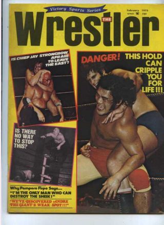 The Wrestler Feb 1975 Andre The Giant Jay Strongbow