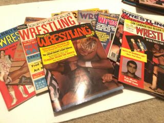 11 Wrestling Magazines From The 1960s,  70s And 80s