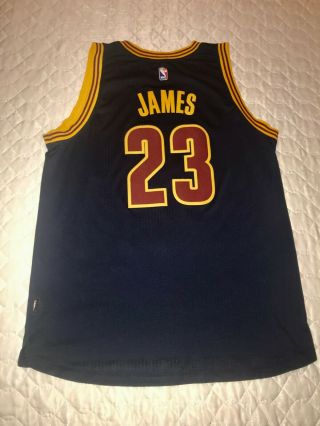 Cleveland Cavaliers 23 LeBron James Adidas Jersey Size: Large 2